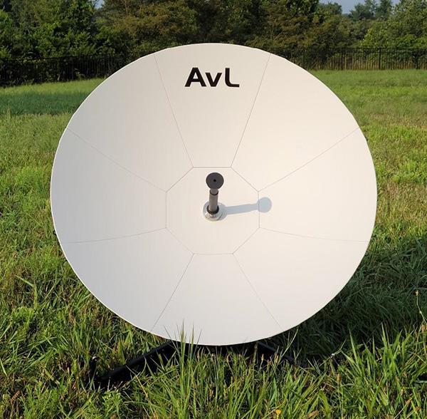 98cm Tri-Band Manual or Motorized Axi-Symmetric FlyAway Antenna